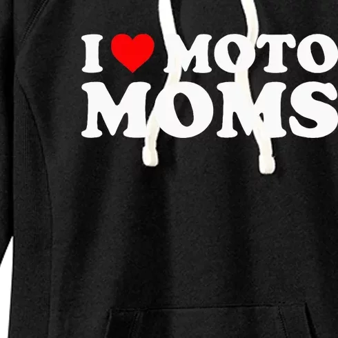 I Love Moto Moms Women's Fleece Hoodie