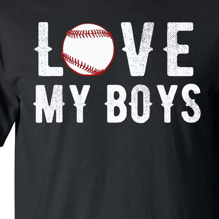 I Love My  Baseball Mom funny mother's day Tall T-Shirt