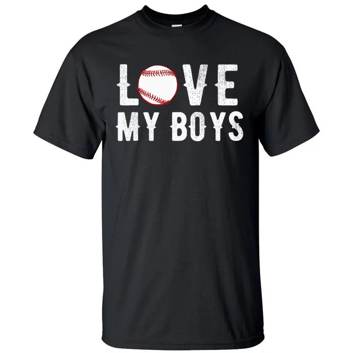 I Love My  Baseball Mom funny mother's day Tall T-Shirt