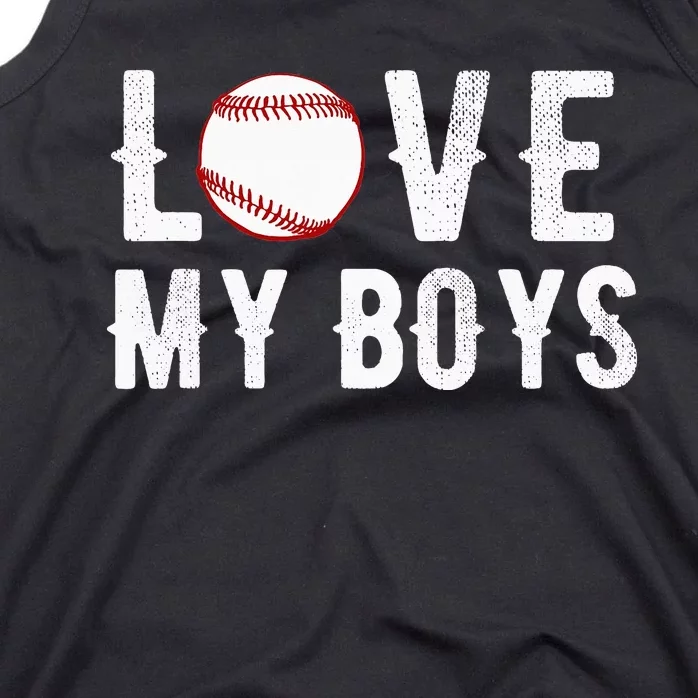 I Love My  Baseball Mom funny mother's day Tank Top