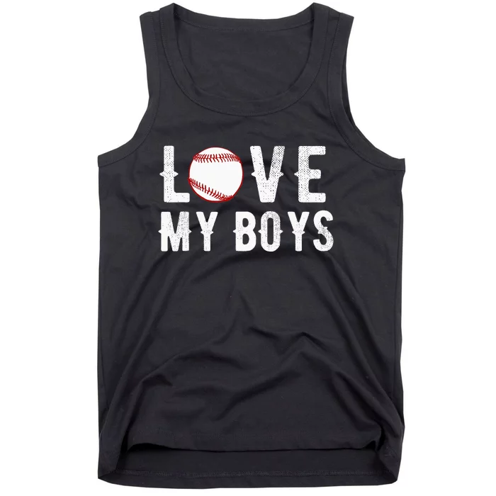 I Love My  Baseball Mom funny mother's day Tank Top