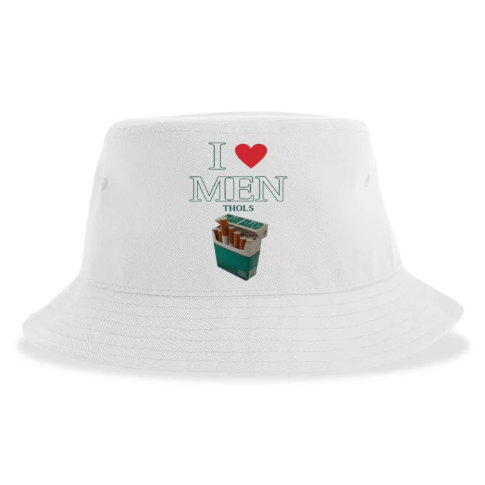 I Love Men Thols Average Smoker Sustainable Bucket Hat