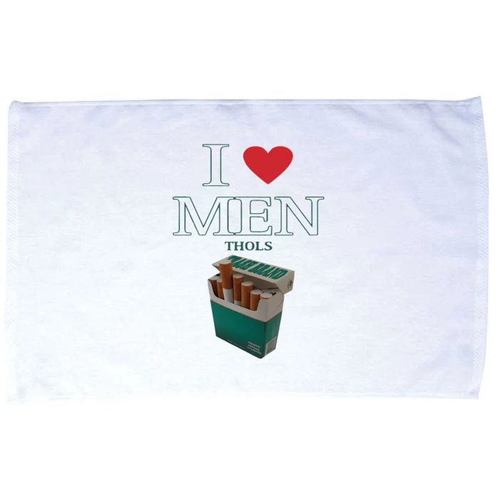 I Love Men Thols Average Smoker Microfiber Hand Towel