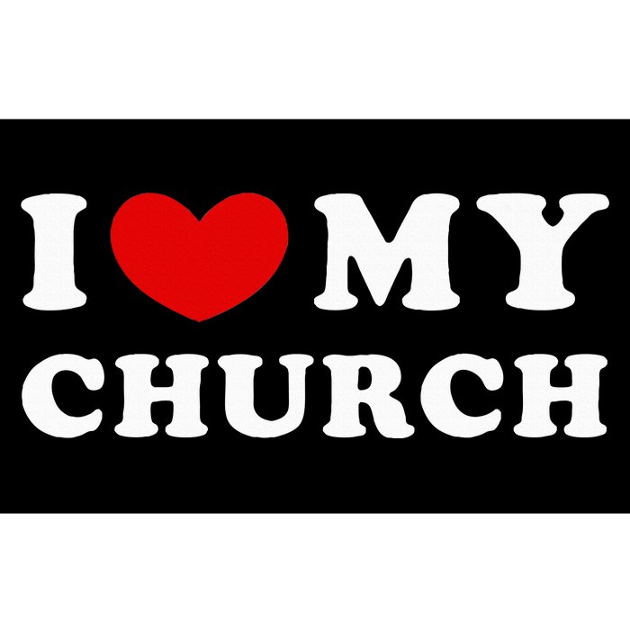 I Love My Church Bumper Sticker