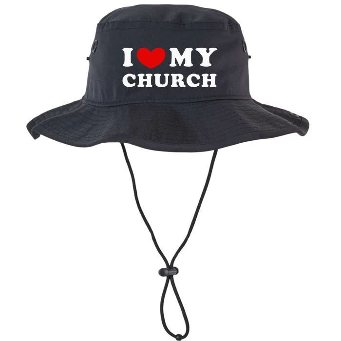 I Love My Church Legacy Cool Fit Booney Bucket Hat