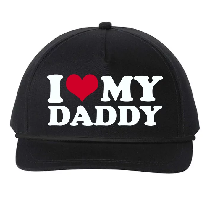 I Love My Daddy Snapback Five-Panel Rope Hat