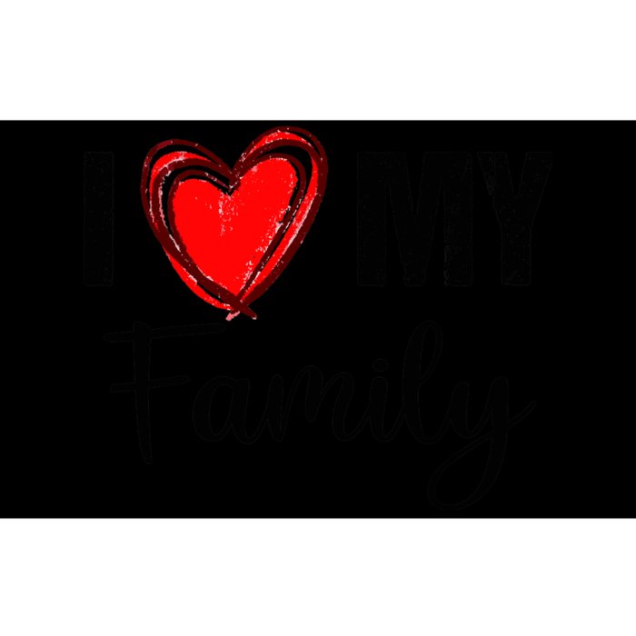 I Love My Family Relatives Party Families Reunion Bumper Sticker