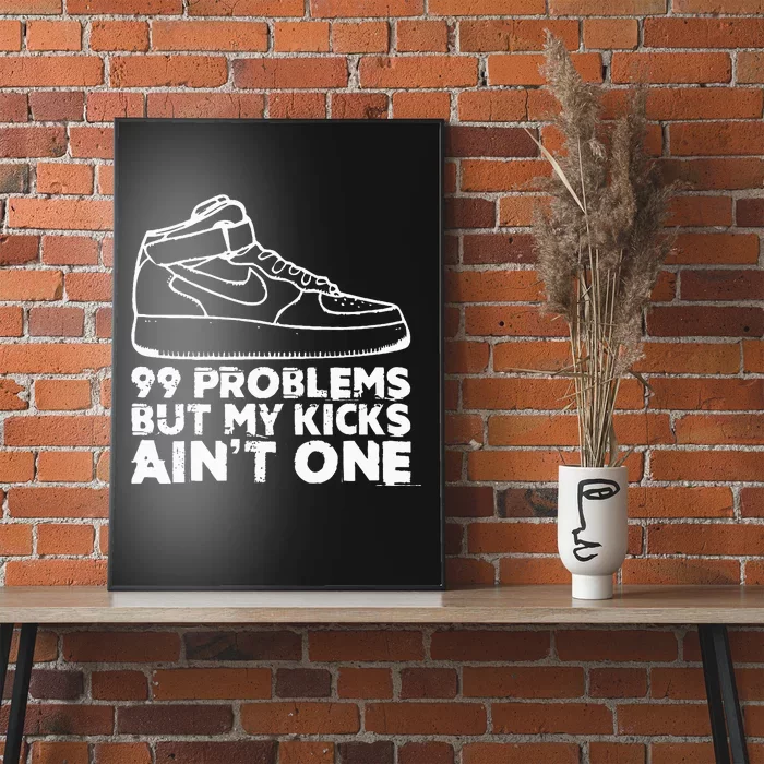 I Love My Kicks Gift For Sneakerhead Sneaker Poster