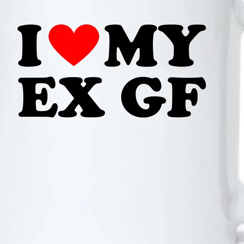 I Love My Ex Girlfriend Funny Gift Black Color Changing Mug