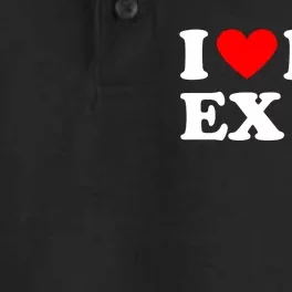 I Love My Ex Girlfriend Funny Gift Dry Zone Grid Performance Polo