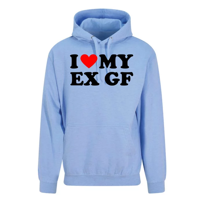 I Love My Ex Girlfriend Funny Gift Unisex Surf Hoodie