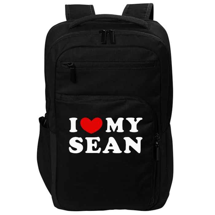 I Love My Sean I Heart My Sean Impact Tech Backpack