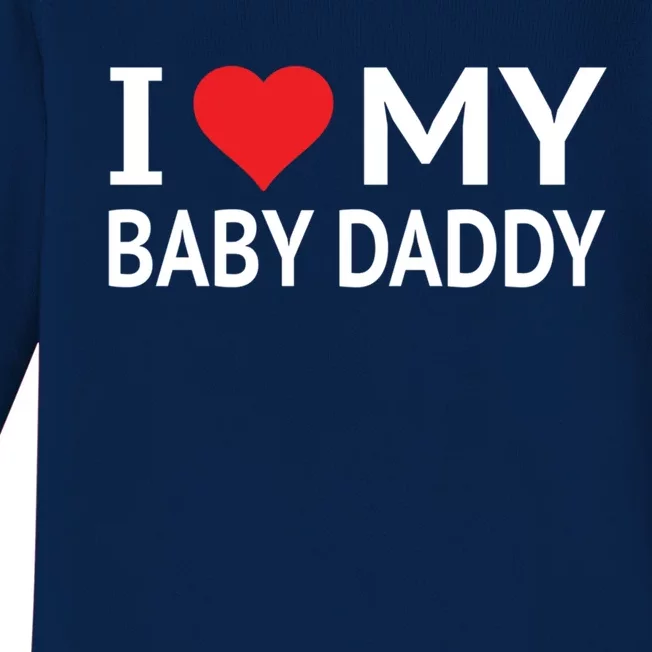 I Love My Daddy Cute Gift Baby Long Sleeve Bodysuit