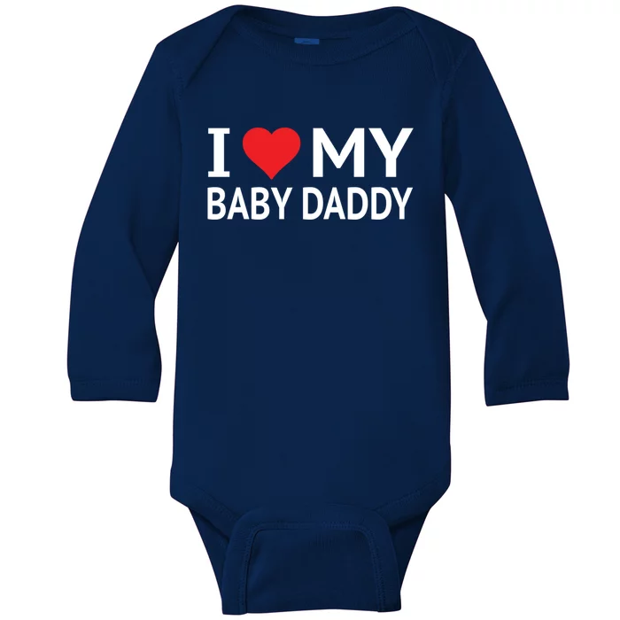 I Love My Daddy Cute Gift Baby Long Sleeve Bodysuit