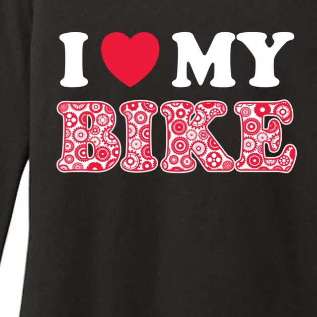 I Love My Bike Gift Womens CVC Long Sleeve Shirt