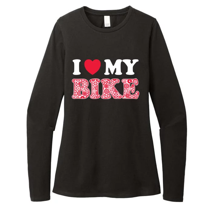 I Love My Bike Gift Womens CVC Long Sleeve Shirt