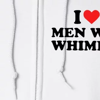 I Love M.En Who Whimper Full Zip Hoodie