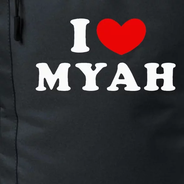 I Love Myah I Heart Myah Daily Commute Backpack