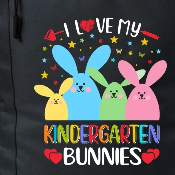 I Love My Kindergarden Bunnies Funny Teacher School Design Gift Daily Commute Backpack