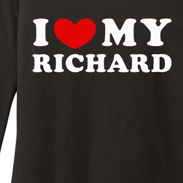 I Love My Richard I Heart My Richard Womens CVC Long Sleeve Shirt