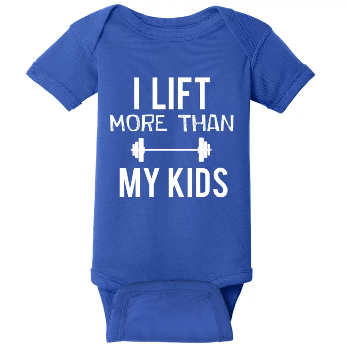 I Lift More Than My Gift Baby Bodysuit