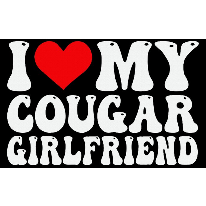 I Love My Cougar Girlfriend I Heart My Cougar Girlfriend GF Bumper Sticker