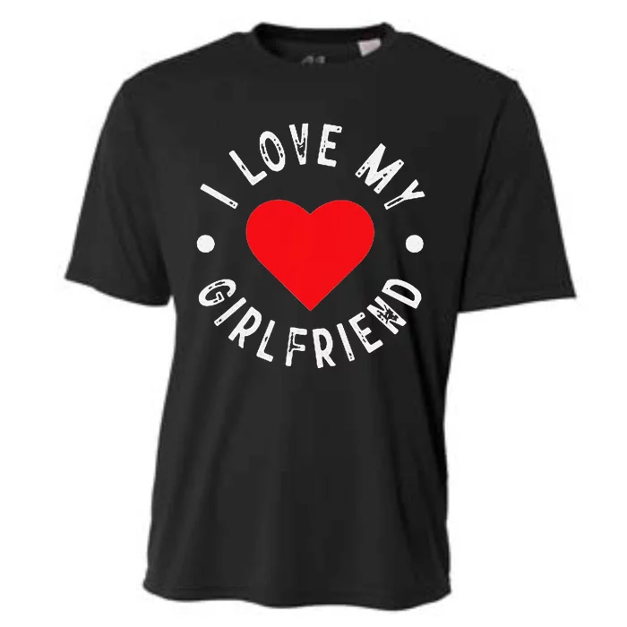 I Love My GF I Heart My Girlfriend I Love My Girlfriend Cooling Performance Crew T-Shirt