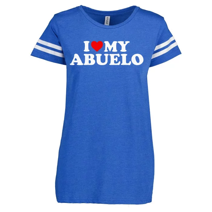 I Love My Abuelo Enza Ladies Jersey Football T-Shirt