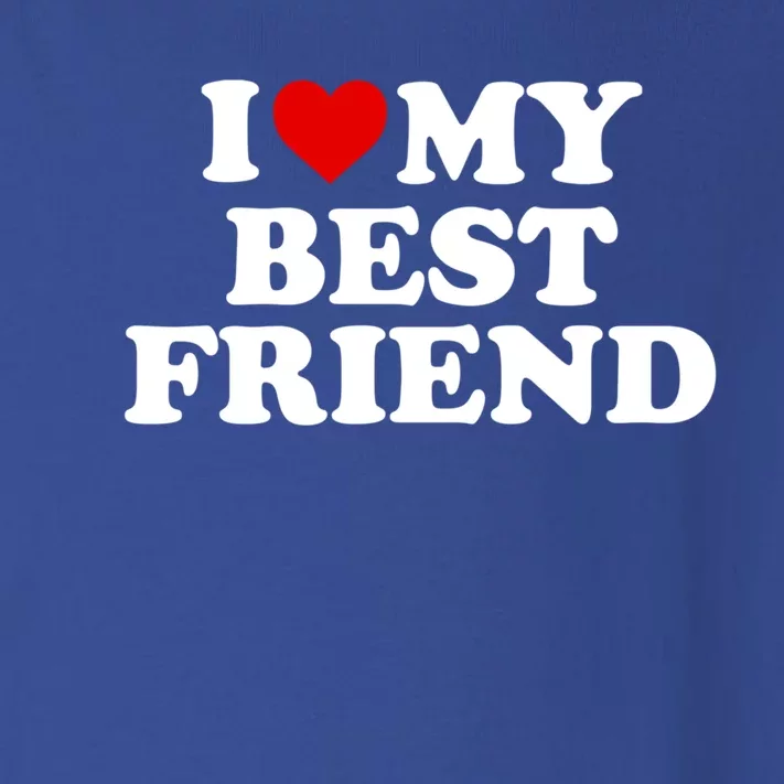 I Love My Best Friend Gift Red Heart Cool Gift Toddler Long Sleeve Shirt