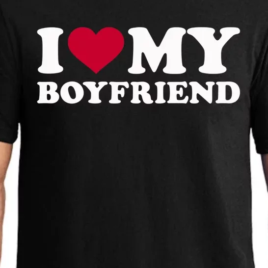 I Love My Boyfriend Great Gift Pajama Set