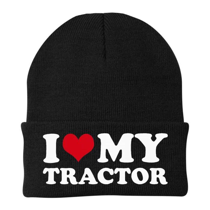 I Love My Tractor Knit Cap Winter Beanie