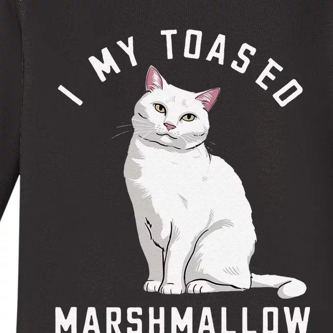 I Love My Toasted Marshmallow Flame Point Siamese Cat (1) Baby Long Sleeve Bodysuit