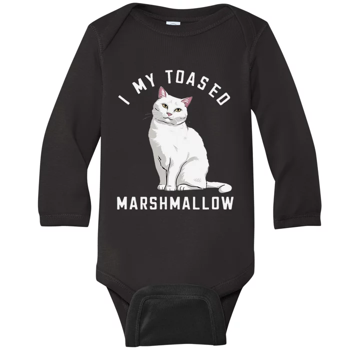 I Love My Toasted Marshmallow Flame Point Siamese Cat (1) Baby Long Sleeve Bodysuit