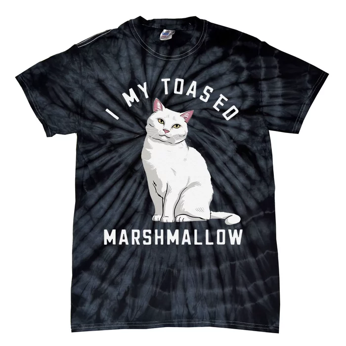 I Love My Toasted Marshmallow Flame Point Siamese Cat (1) Tie-Dye T-Shirt