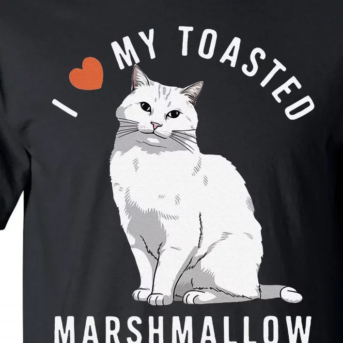 I Love My Toasted Marshmallow Flame Point Siamese Cat Tall T-Shirt