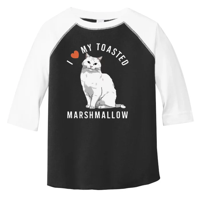 I Love My Toasted Marshmallow Flame Point Siamese Cat Toddler Fine Jersey T-Shirt