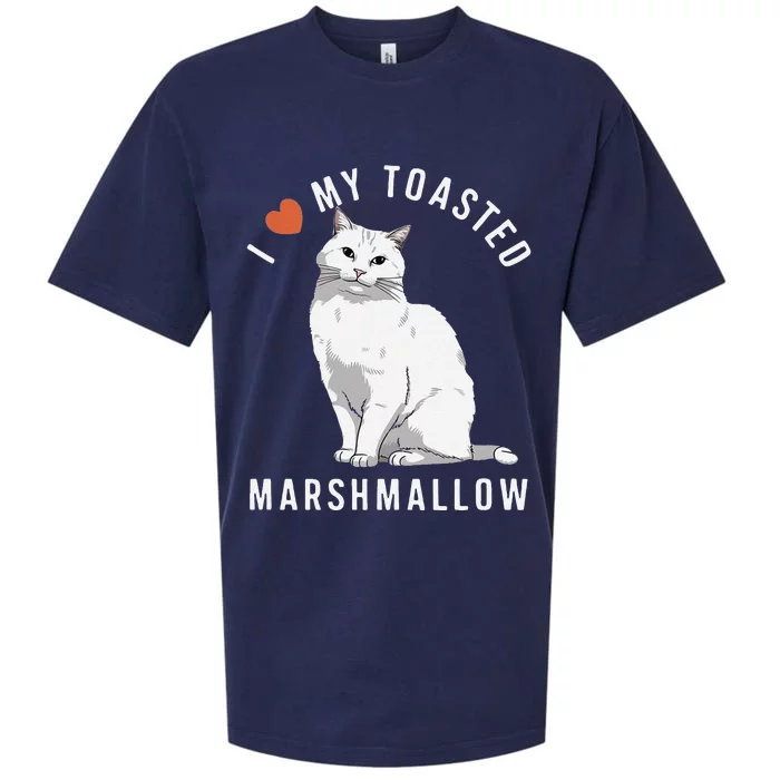 I Love My Toasted Marshmallow Flame Point Siamese Cat Sueded Cloud Jersey T-Shirt