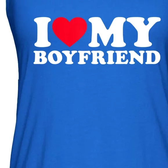 I Love My Friend Gift I Heart My Friend Gift Bf Cute Gift Ladies Essential Flowy Tank