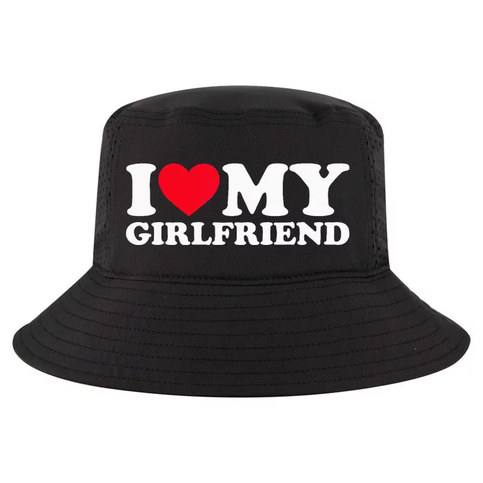 I Love My Girlfriend Classic Fit In Black Cool Comfort Performance Bucket Hat