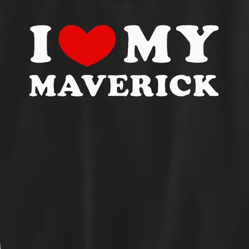 I Love My Maverick Kids Sweatshirt