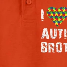 I Love My Autistic Brother Autism Awareness Day Dry Zone Grid Performance Polo