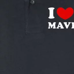 I Love My Maverick Softstyle Adult Sport Polo