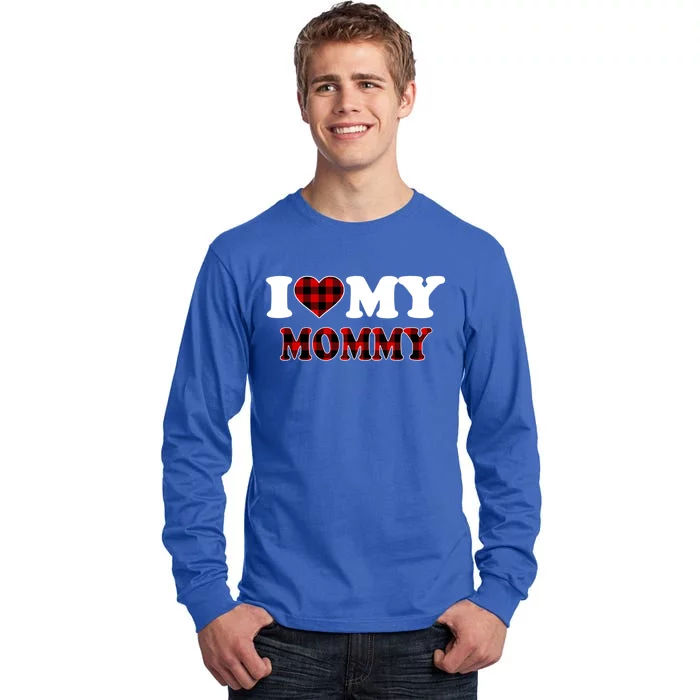 I Love My Mommy Happy Valentines Day Cool Gift Tall Long Sleeve T-Shirt