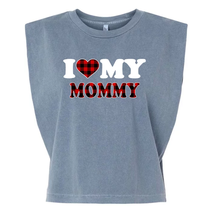 I Love My Mommy Happy Valentines Day Cool Gift Garment-Dyed Women's Muscle Tee