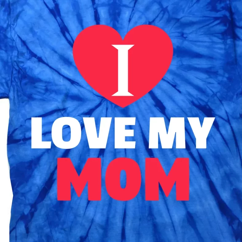 I Love My Loving Mom Grandma Grand Family Great Gift Tie-Dye T-Shirt