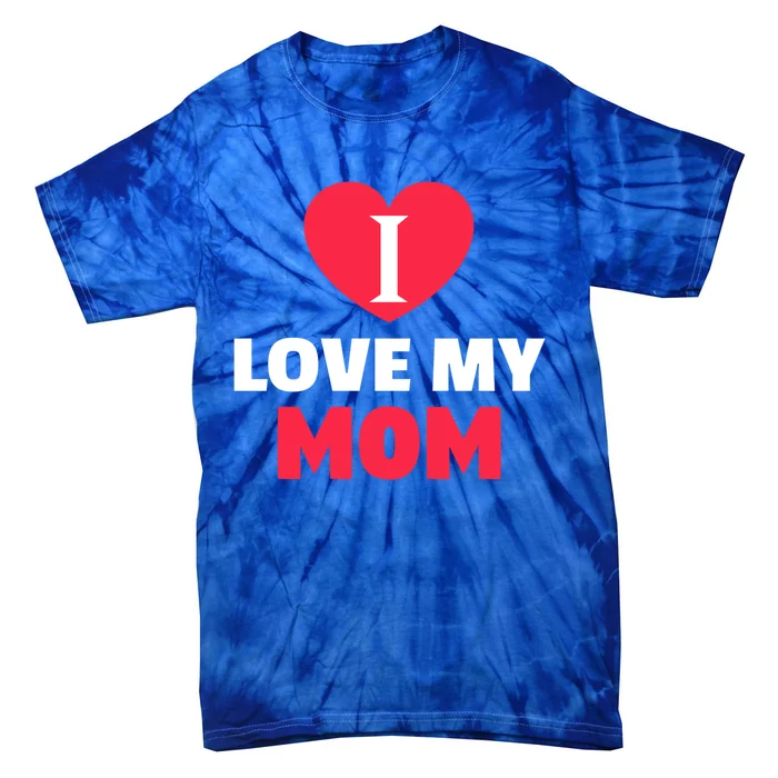 I Love My Loving Mom Grandma Grand Family Great Gift Tie-Dye T-Shirt