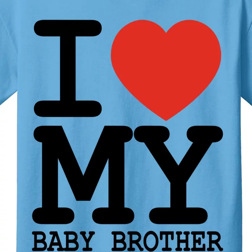 I Love My Brother Family Matching Valentines Day Great Gift Kids T-Shirt