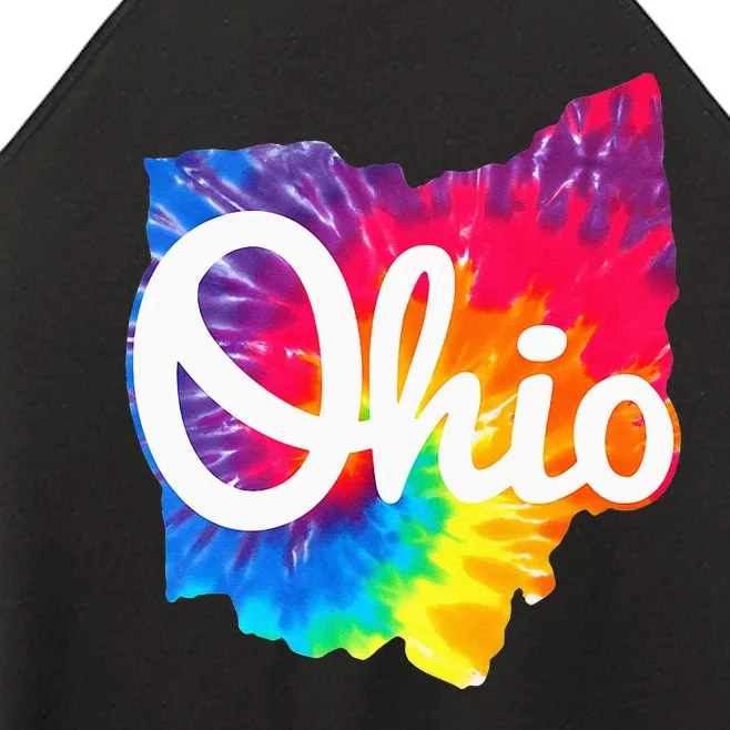 I Love My Ohio Home Script Women’s Perfect Tri Rocker Tank