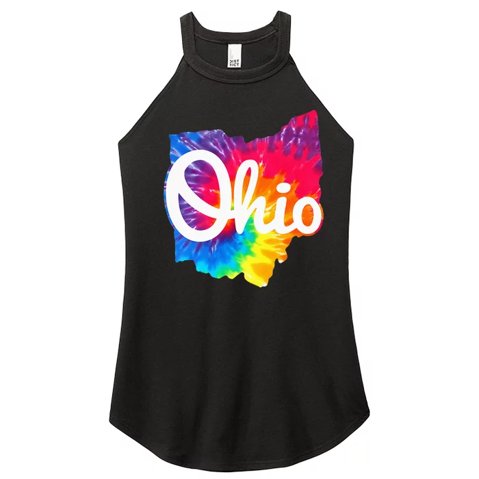 I Love My Ohio Home Script Women’s Perfect Tri Rocker Tank