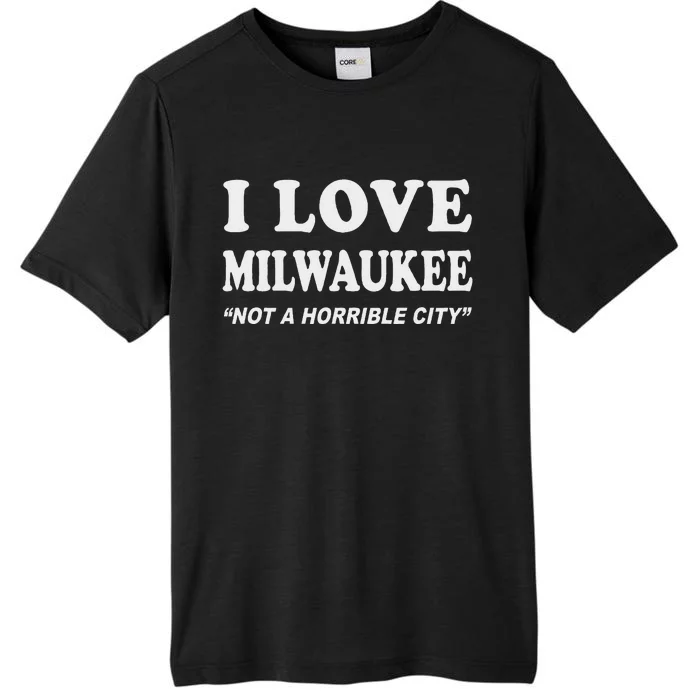 I Love Milwaukee Wisconsin Pride Design ChromaSoft Performance T-Shirt